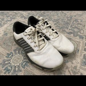 Men’s Adidas Golf Shoes Size 11.5 Black and White